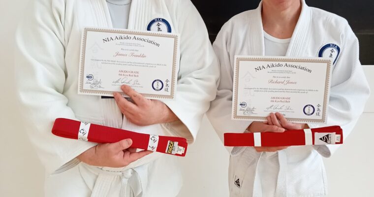 NIA Aikido Refresher Course Grading Update